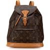 Louis Vuitton Pre-Owned - Zaino Monogram Montsouris MM 1997 - Donna - tessuto/metallo - Taglia unica - Marrone