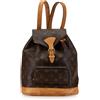 Louis Vuitton Pre-Owned - Zaino Montsouris PM con monogramma 1997 - Donna - tessuto/metallo - Taglia unica - Marrone