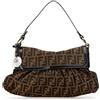 Fendi Pre-Owned - Borsa a spalla Chef media con battente e motivo Zucca 2000-2010 - Donna - tela/pelle di vitello - Taglia unica - Marrone