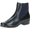 CAPRICE stivaletti da donna con tacco con cerniera a punta, Blu (Ocean Comb), 36 EU