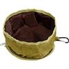 ETOPARS Ciotole da Viaggio Pieghevole per Cani, Portatile Impermeabile Stoffa Oxford Ciotola per Animali, Pieghevole Cane Ciotola per Cibo e Acqua