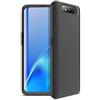 ZSCHAO Cover Samsung Galaxy A80 360 Gradi Ultra Slim Sottile Antiurto +Vetro temperato Custodia Cover Samsung Galaxy A80 Rigida Libro Full 3 in 1 Opaco Matte Case Armor Bumper per Galaxy A80 Nero