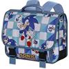 KARACTERMANIA Sonic The Hedgehog - SEGA -Sonic Blue Lay-Zaino Cartable 2.0, Blu, 38 x 30 cm, Capacità 13.5 L