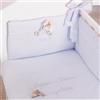 Nanan Set Piumone e Paracolpi Mini Me e Co-Sleeping Azzurro 12917A SPEDIZIONE GRATUITA