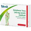 TEVA B.V. Diclofenac 140mg Cerotti Medicati Teva 5 Pezzi