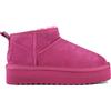 COLORS OF CALIFORNIA PLATFORM WINTER BOOT SUEDE YWPLA01 FUXIA