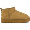 COLORS OF CALIFORNIA PLATFORM WINTER BOOT SUEDE YWPLA01 TAN