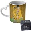 My Custom Style Tazza Cuore Manico Bianco#Arte-Il Bacio, Klimt#325ml