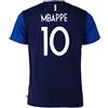 Equipe de France de Football Maglietta ufficiale della nazionale francese di calcio FFF Kylian Mbappe, collezione ufficiale, taglia da uomo