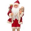 TIMSTOR Babbo Natale Rosso e Oro 40 cm