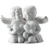 Rosenthal Angelo medio bianco opaco coppia di angeli con cuore