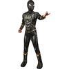 Rubie's Rubies Costume ufficiale Marvel Spider-Man No Way Home Deluxe per bambini, vestito nero e oro, costume da supereroe per bambini, taglia S, per Halloween