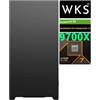 Workstation Computer Wks104 Amd Ryzen 7 9700X (8 Core) 32GB DDR5 SSD 1 Tera Byte Samsung 990 Pro Geforce RTX 4070 Super 12GB Wifi Ac Windows 11 Professional