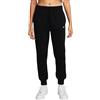 Nike Pantaloni da Donna a Vita Media Phoenix Fleece Nero