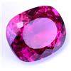 Glitzy Gems Granato di rodolite naturale impeccabile 30,00 ct rosa lampone cuscino gemma ...