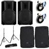 RCF ART 715-A MK5 2 Diffusori 1400W + 2 Cover RCF + 2 Cavi 10mt + Coppia Stativi