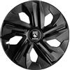 Momo Set 4 copricerchi 15'' Blade nero lucido/carbon texture