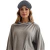 Prettystern 100% Cashmere 2-veli cachemire Maschera per il sonno degli occhi la notte Morbida maschera Rispettosa della pelle Donna Uomo Unisex Grigio
