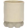 Rituali Domestici - Cachepot L Inequilibrio in ceramica, 18,3x18,3cm, profondità 22,7cm, collezione Inequilibrio