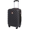 CABIN GO 5590T Valigia, Trolley Viaggio Rigido ABS, Trolley rigido con ruote girevoli 55x40x20