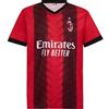 AC Milan Maglia Home Replica Stadio, Stagione 2023/24, Bambini e Ragazzi, Unisex, 12 anni