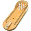 Niumowang Mini Bowling Giocattolo, Gioco Bowling Legno, Set da Bowling da Tavolo, Mini Pista da Bowling per Bambini, Giocattoli Bowling, Giocattolo Educativo, per Bambini e Adulti