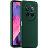 HULLIN Custodia per Telefono in Silicone Colorato, Adatta per Realme 12 Pro 5G / Realme 12 ProPlus 5G (6.7) - Verde scuro