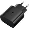 VoltWave Caricatore 25W Tipo C (Senza Cavo) Compatibile con Samsung Galaxy S23/S23+/S23 Ultra/S22/S21/S20 Ultra/Note 20/A14/A13/A33/A34/A23/A53/A52/A54/Z Fold 3/4 5G/Z Flip5/Note 20/10/xiaomi (nero)