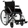 heine SEDIA A ROTELLE/CARROZZINA DISABILI AD AUTOSPINTA PIEGHEVOLE TERMIGEA - DOPPIA CROCIERA - RUOTE AD ESTRAZIONE RAPIDA - Dim. Seduta 50 Cm.