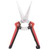 Housolution, Cesoia Potatura, Forbici da vigneti a Mola con Lame Lunghe, Chiusura di Sicurezza, Taglio Preciso 23 mm, Forbici Giardinaggio, Cesoia per Rami, Fiori, Manico Nero, Rosso