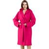Bee Accappatoio con Cappuccio in morbida Microfibra, unisex, con pratica custodia in pvc (S, FUCSIA)