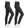 KEREDA Leggings Ragazze Pantaloni Bambini Pantaloni Jeans Look Jeggings 2-Pack