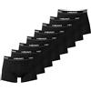 Head 841001001 - Confezione 8 mutande boxer basic da uomo Nero M
