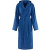 Zucchi Accappatoio Uomo Donna in microspugna 100% cotone 260 grammi con cappuccio e tasche Journey (IT, Testo, XL, Regular, Regular, 1-Oceano)