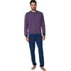 RAGNO Pigiama uomo in puro cotone art. a16f - 50, Celeste