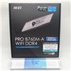 MSI Scheda madre desktop da gioco MSI Pro B760M-A WIFI LGA-1700 DDR4 microATX Nuova