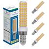 Bratek 4 Lampadine LED E14 Mais Luce Fredda 6500K 7W 1055 Lumen - Lampadina Cappa Cucina E14 Led a Pannocchia Equivalente 80w a Incandescenza o 70w Alogena
