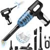 letiziai Aspirapolvere Auto Piccolo, 7000Pa Aspirabriciole Senza Fili Potente Ricaricabile con USB, 3 in 1 Mini Aspirapolvere Senza Fili Auto e Soffiatore d'aria e Pompa a Mano con Ugelli Multipli e 2 Filtri