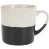 GENEVIEVE LETHU 535992 - Tazza da 38 cl, in gres, collezione L'ENTRE DUE, Ø 9 cm, H 9 cm, colore: Grigio