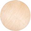 Rayher Tavola Legno Tonda, Fsc Mix Credit, 30Cm, Naturale, Foro 7,6Mm Ø, Spessore 6Mm, Box 1Pz, 69240505
