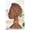 Casablanca modernes Design Casablanca - Scultura African Lady, in legno di mango, colore marrone/naturale, donna, altezza 49 cm, larghezza 27 cm, profondità 10 cm, decorazione artistica, realizzata a mano, accessorio per la