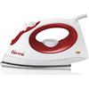 Girmi ST01 Ferro da Stiro, 1800 W, Funzione Spray, Controllo temperatura, Piastra INOX, Plastica, Rosso/Bianco