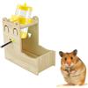Helweet Dispenser Acqua Criceti, Bottiglietta 80ml, Supporto per Criceti e Altri Piccoli Animali