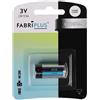 Zarivy Blister con 1 batteria CR123A 3V di Fabriplus. Potenza al litio in una dimensione compatta di 11,5x8,5x1,8 cm. Ideale per fotocamere e dispositivi elettronici. Prestazioni affidabili.