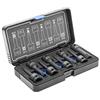 Högert Technik Set di 8 chiavi a bussola a percussione SPLINE, CrMo