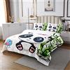 Loussiesd Copriletto trapuntato a forma di panda per bambini ragazzi ragazze con motivo a panda gigante set di trapunta in bambù con 1 federa per letto 2 pezzi170X230cm