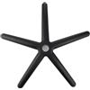 Techly BASE SOSTITUTIVA DI RICAMBIO PER SEDIA POLTRONA OPERATIVA GIREVOLE DA UFFICIO - Realizzata in nylon - Misure: Raggio 320 mm - Foro centrale 50,8 mm - Foro per ruote 11,2 mm