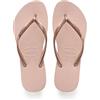 Havaianas Slim, Infradito Donna, Ballet Rose, 37/38 EU