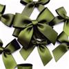 Jisrcha 60 Fiocchi, Fiocchetti Piccoli per Decorazioni, Fiocchetti per Bomboniere per Matrimoni, Confezioni Regalo, Artigianato, Compleanni, Decorazione di Sacchetti per Merenda, Regali Natale(Verde)