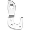 EMSea Mech, gancio per deragliatore posteriore, in metallo, compatibile con Cube Access Aim Analog Touring Nature Reaction Pro, colore argento